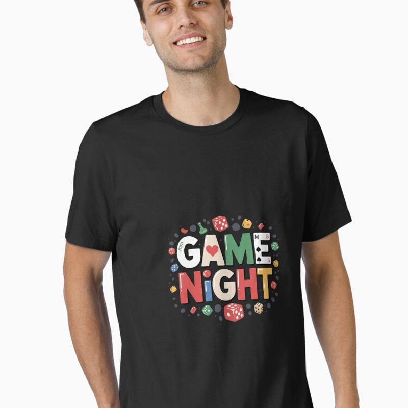 Board Game Print - เสื้อยืดที่จำเป็นสำหรับทีมเจ้าภาพงานเกมไนท์และงานไตรวีเนีย