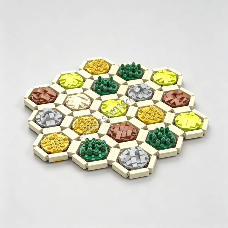 Board Game Catan - 1578 ชิ้น ชุดตัวต่อเกมกระดาน The Settlers Of