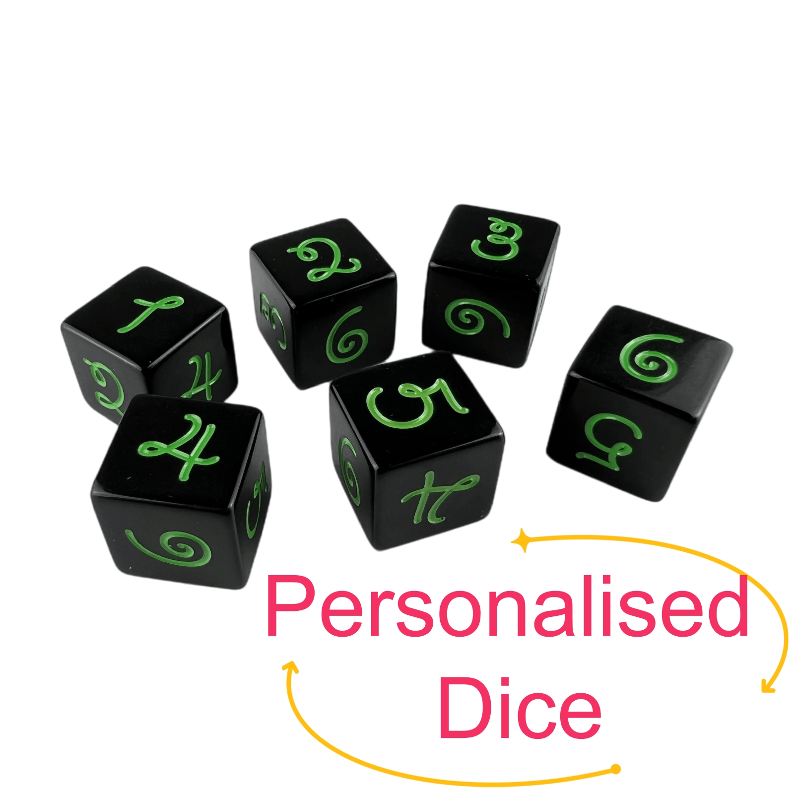 Board Game Logo - ลูกเต๋าแบบปรับแต่งได้ - ปรับแต่งลูกเต๋าด้วยโลโก้สำหรับเกมกระดาน