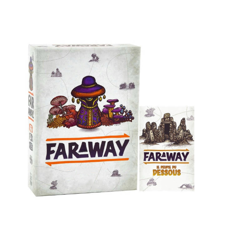 Board Game Multiplayer - เกมกระดานภาษาอังกฤษ FARAWAY | เกมฐานไพ่ 113 ใบ