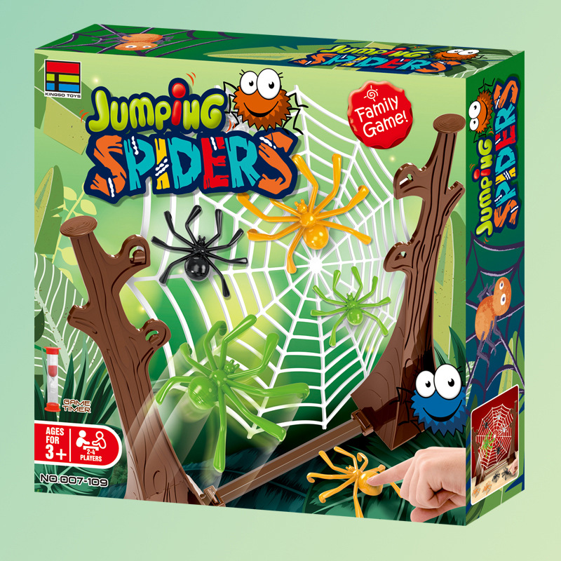 Board Game Web - เกมกระดานครอบครัวแมงมุมเด้งดึ๋ง เกมบนโต๊ะสำหรับเด็กและผู้ใหญ่ ของเล่นเสริมสร้างความบันเทิง ของขวัญวันเกิดสำหรับเด็ก ของเล่นใยแมงมุม