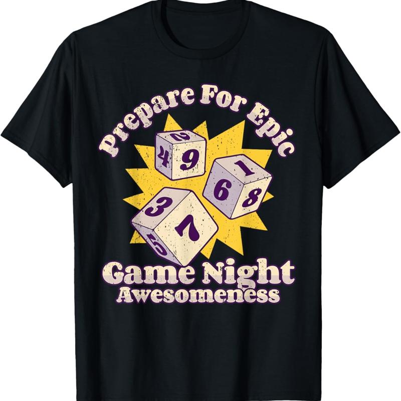 Board Game Print - เสื้อยืดเกมไนท์โฮสต์ ไอ แฟมิลี่ บอร์ด