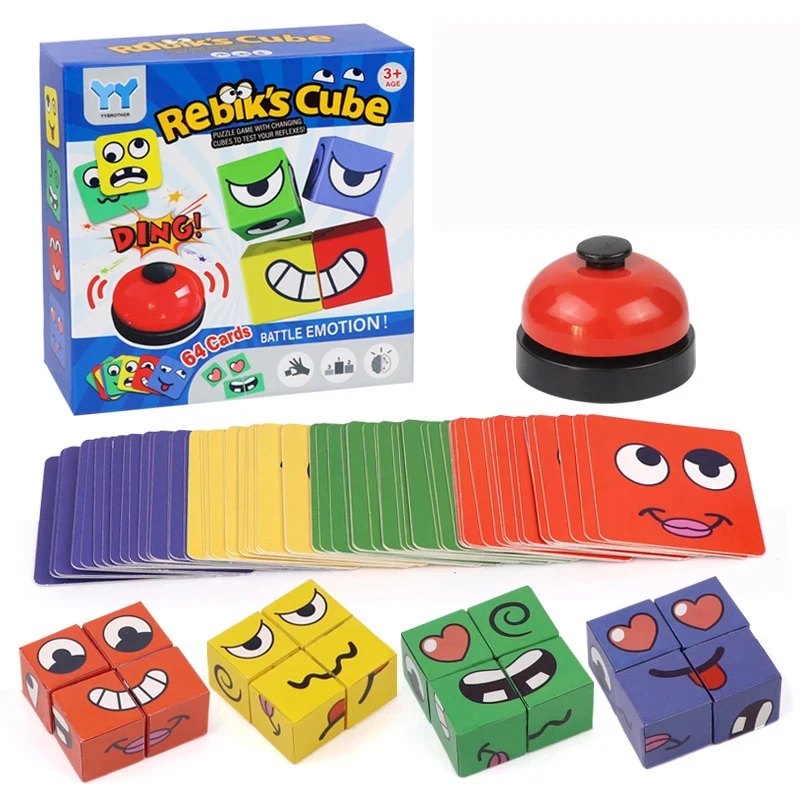 Board Game Roleplay - ของเล่นบล็อกตัวต่อเพื่อการศึกษาสำหรับเด็ก, ของเล่นเสริมสร้างการเรียนรู้การโต้ตอบระหว่างพ่อแม่-ลูก