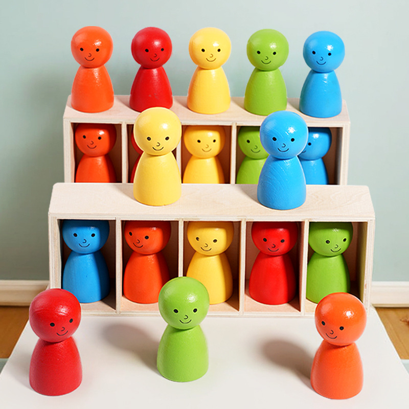 Board Game Multiplayer - เกมทายสีตุ๊กตา จับคู่สี ตุ๊กตาตัวน้อย ท้าทายการคิดเชิงตรรกะ ฝึกฝนการคิดเชิงตรรกะ เกมเล่นหลายคน