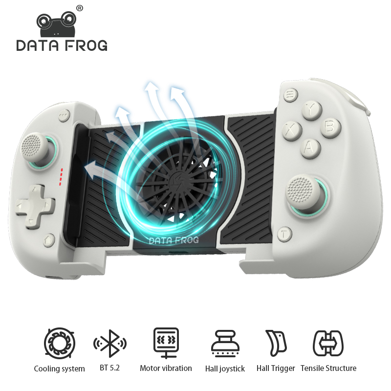 Board Game Multiplayer - คอนโทรลเลอร์เกมไร้สาย DATA FROG X3 สำหรับแอนดรอยด์/สวิตช์/พีซี เกมแพดจอยสติ๊กสำหรับเกมยิงปืนแบบผู้เล่นหลายคน