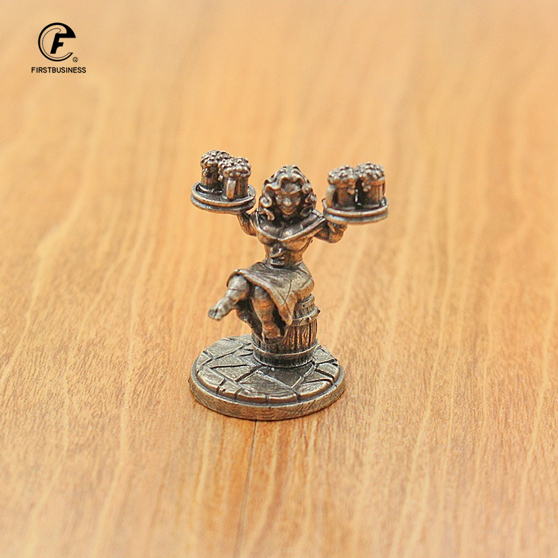 Vintage ทองเหลืองสีขาว Miniatu - Board Game Vantage บทวิจารณ์และราคา