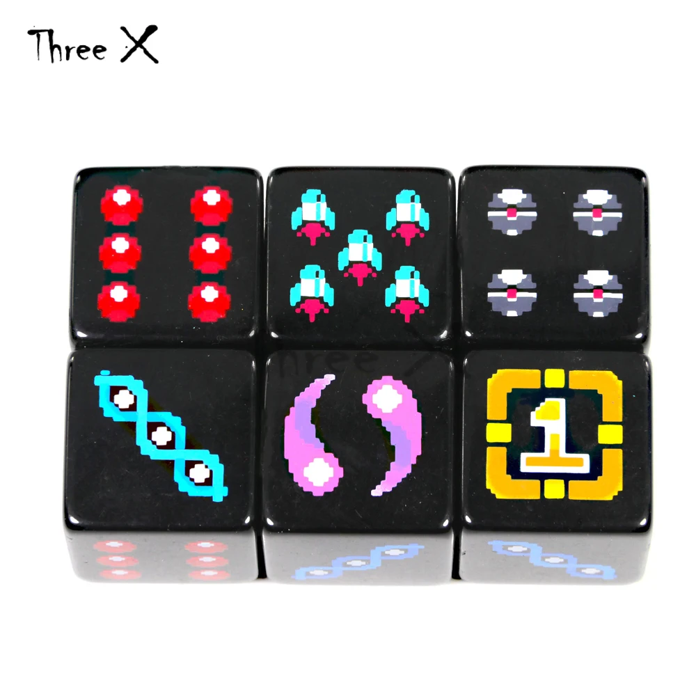 ชุดลูกเต๋าดิจิตอล 18 มม. 6 แบบ - Board Game Logo บทวิจารณ์และราคา