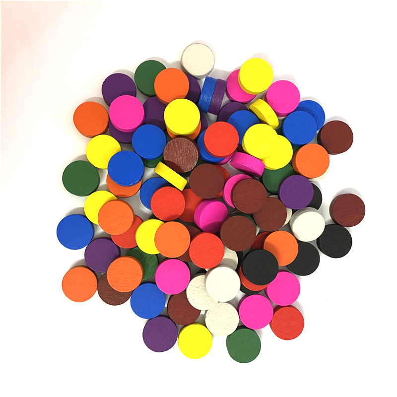 50 ชิ้น 15*5 มม.11 สีไม้ Disk  - Board Game Catan บทวิจารณ์และราคา