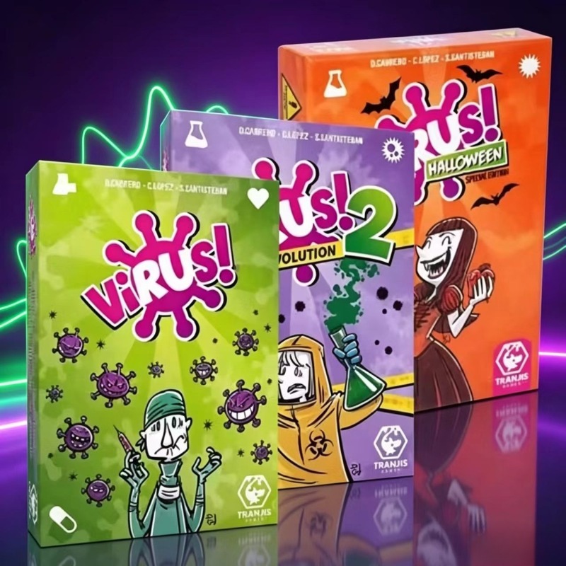 ชุดเกมการ์ดกลยุทธ์สำหรับครอบคร - Board Game Virus บทวิจารณ์และราคา