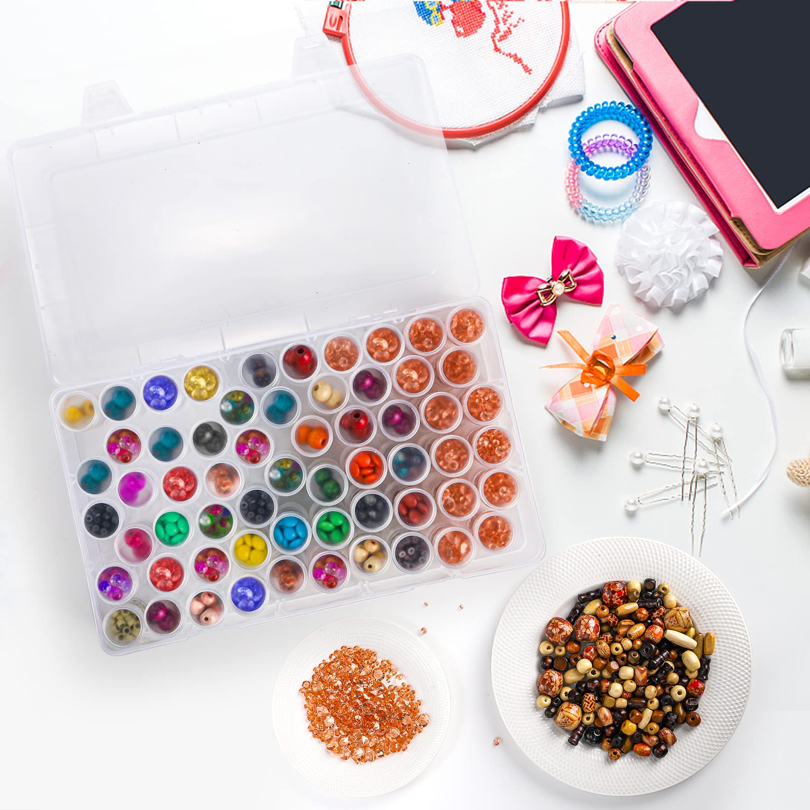 กล่องเก็บของพลาสติก 1 ชิ้น 24/ - Token Tray Organizer บทวิจารณ์และราคา