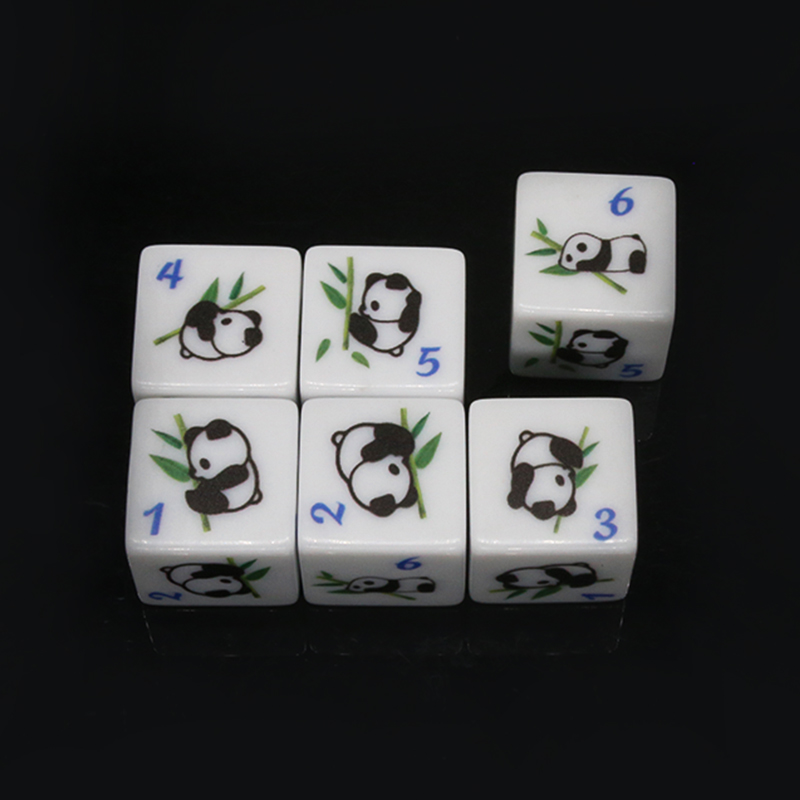 Panda พิมพ์ 6 ด้านเกมลูกเต๋า 1 - Board Game Print บทวิจารณ์และราคา