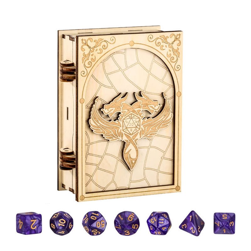 กล่องเก็บลูกเต๋าพลาสติกทรงหลาย - Board Game Roleplay บทวิจารณ์และราคา