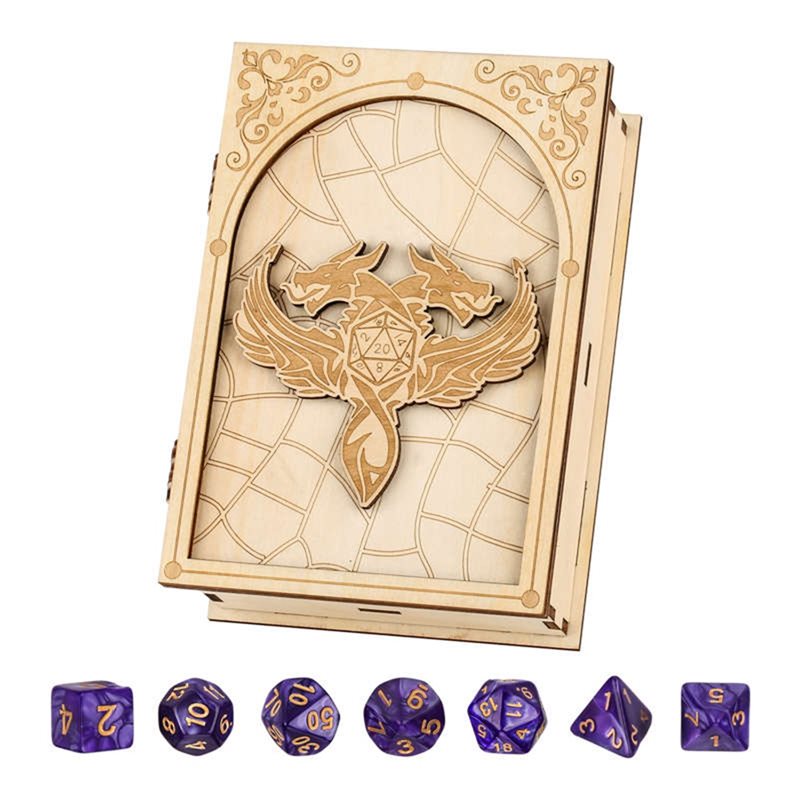 กล่องเก็บลูกเต๋าพลาสติกทรงหลาย - Board Game Roleplay บทวิจารณ์และราคา
