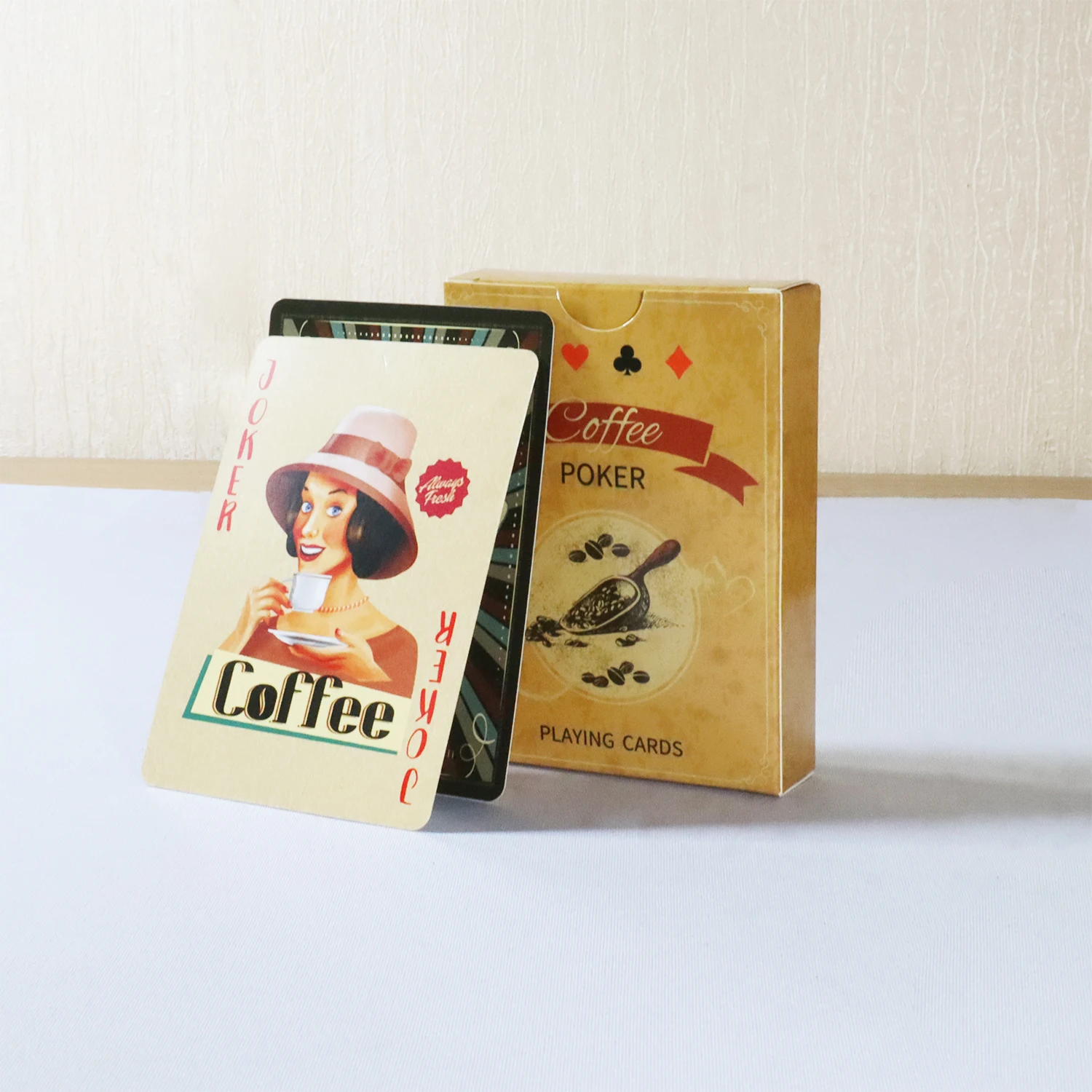 กาแฟกระดาษเล่นไพ่สไตล์วินเทจ 5 - Board Game Vantage บทวิจารณ์และราคา