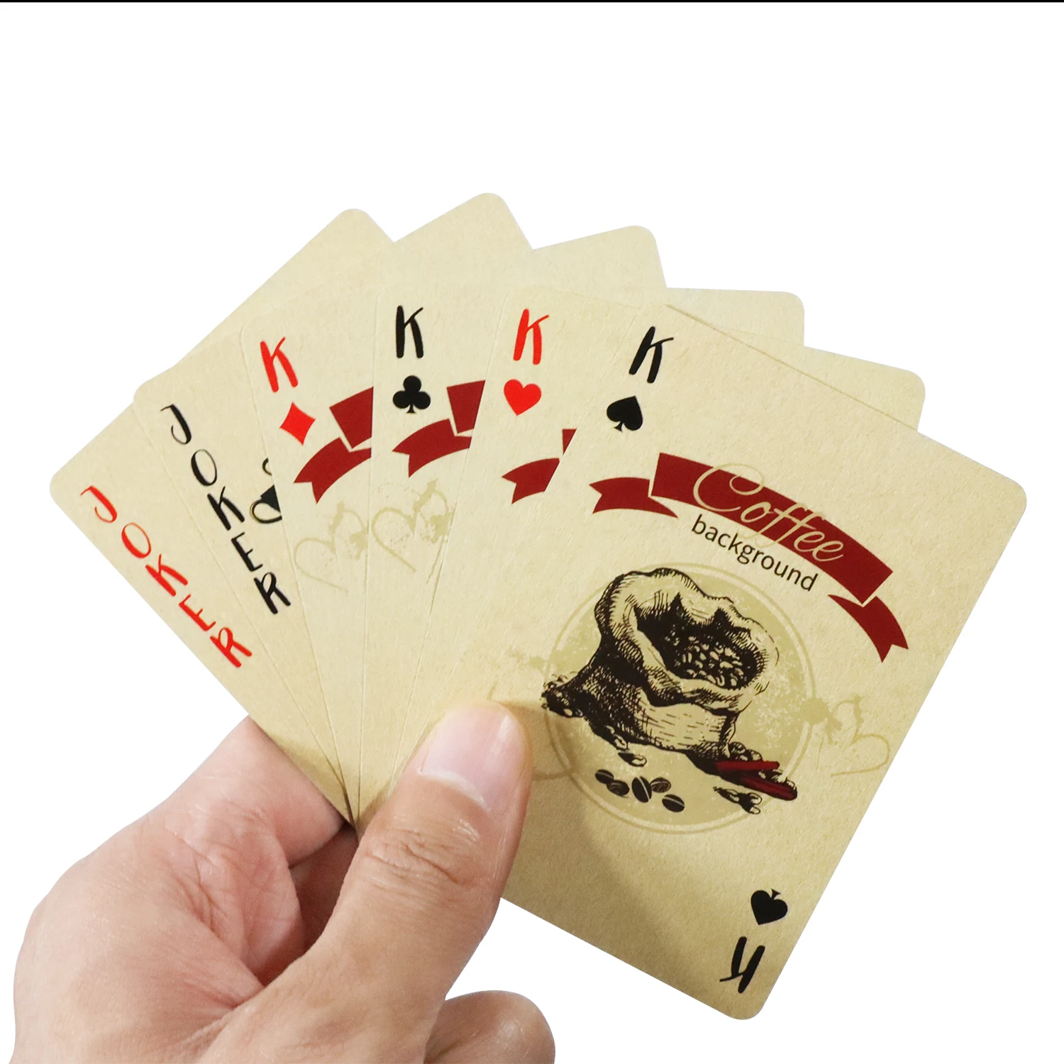 กาแฟกระดาษเล่นไพ่สไตล์วินเทจ 5 - Board Game Vantage บทวิจารณ์และราคา