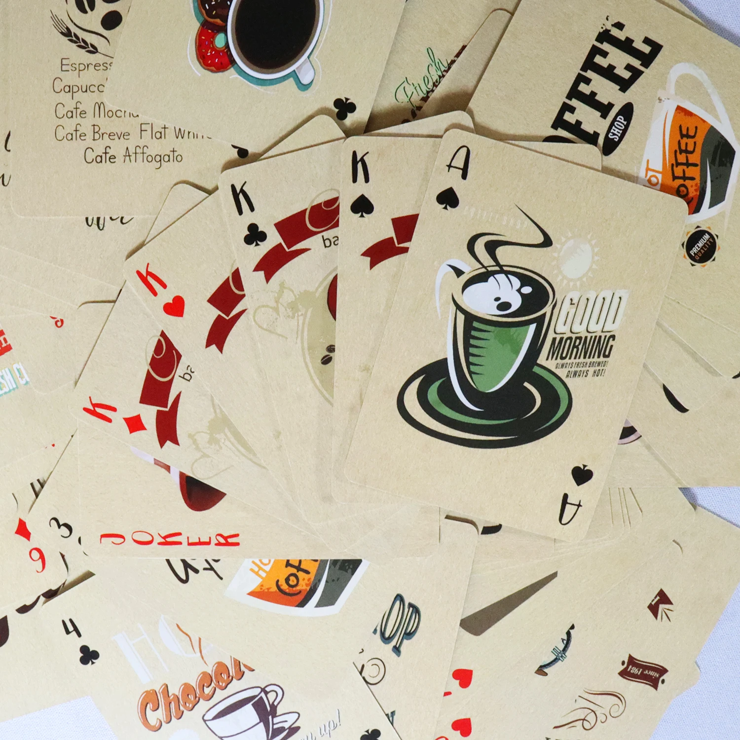กาแฟกระดาษเล่นไพ่สไตล์วินเทจ 5 - Board Game Vantage บทวิจารณ์และราคา