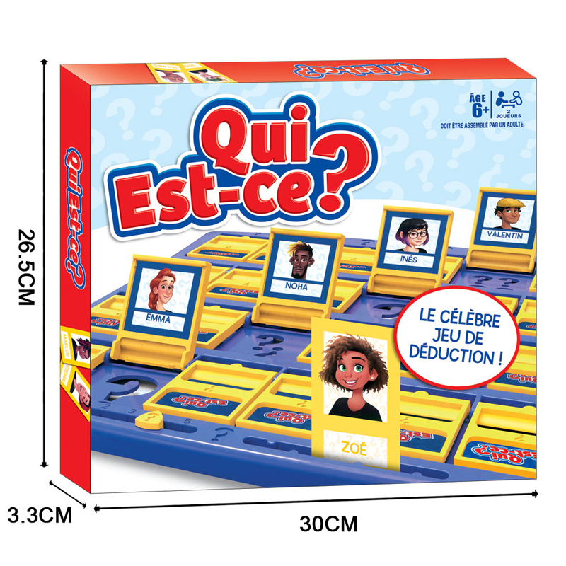 เกมทายตัวตนภาษาฝรั่งเศส เกมกระ - Board Game Guess Who บทวิจารณ์และราคา