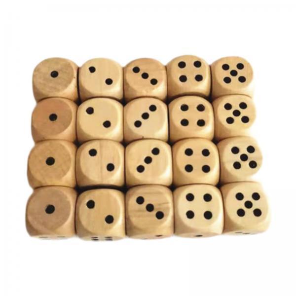 ชุดลูกเต๋าไม้หกด้าน ขนาด 2 ซม. - Board Game Roleplay บทวิจารณ์และราคา