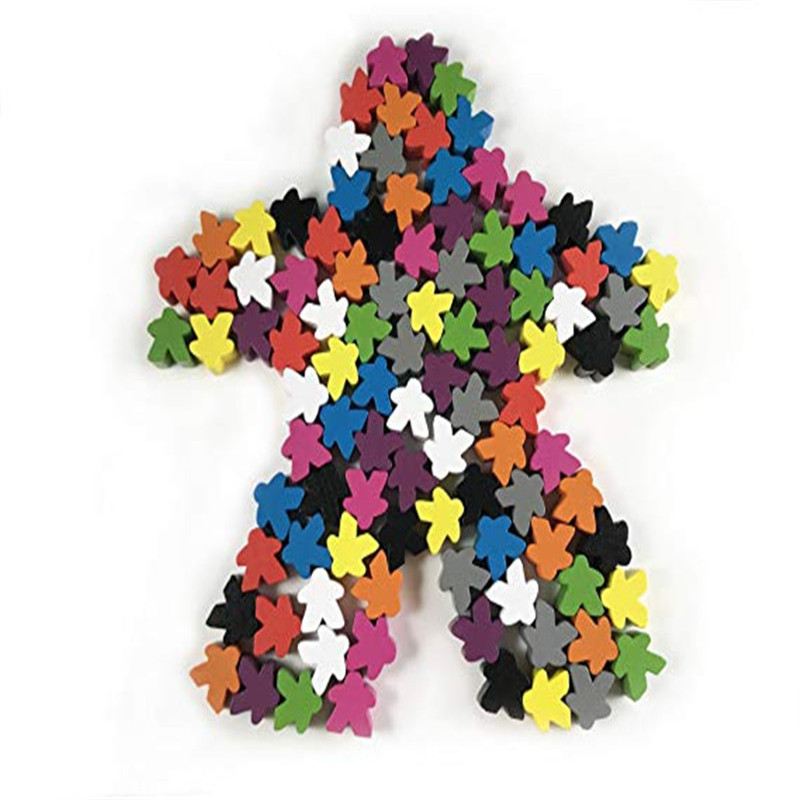 14PCSไม้Humanoid Meeples Pawn  - Board Game Catan บทวิจารณ์และราคา