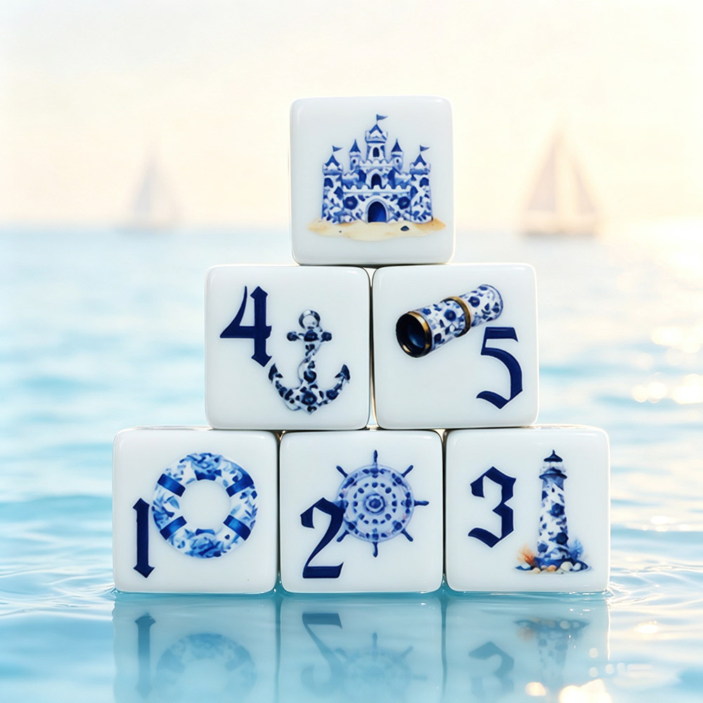 ลูกเต๋าอะคริลิก D6 ขนาด 16 มม. - Board Game Print บทวิจารณ์และราคา