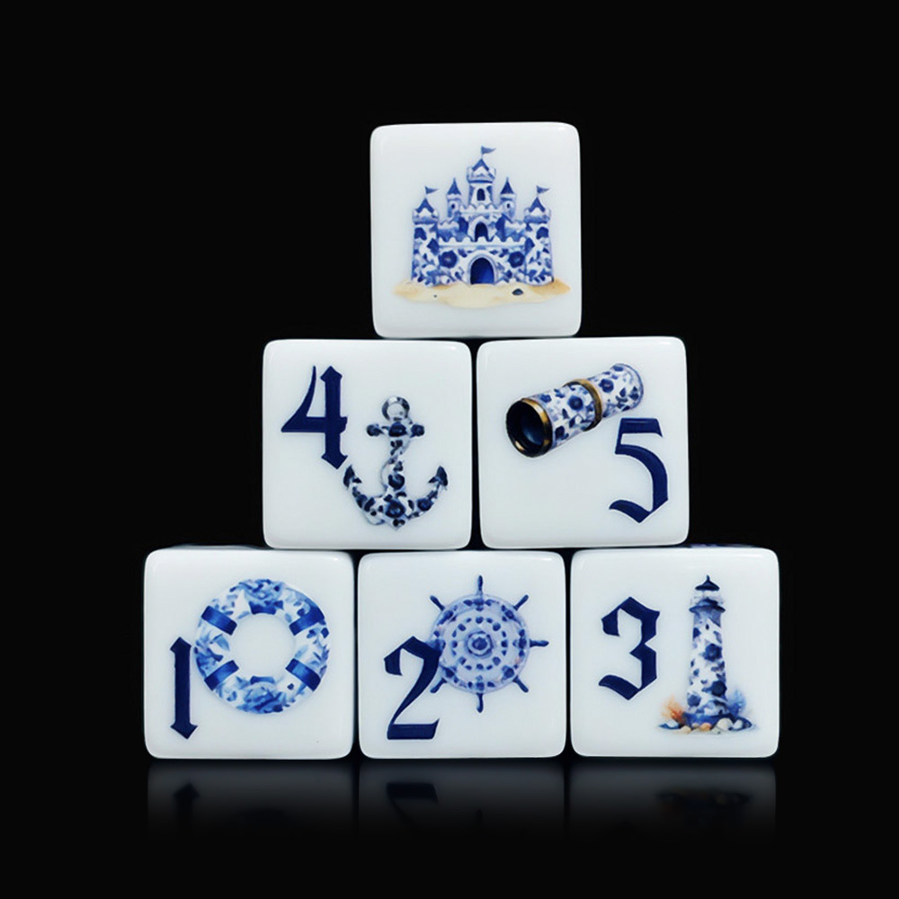 ลูกเต๋าอะคริลิก D6 ขนาด 16 มม. - Board Game Print บทวิจารณ์และราคา
