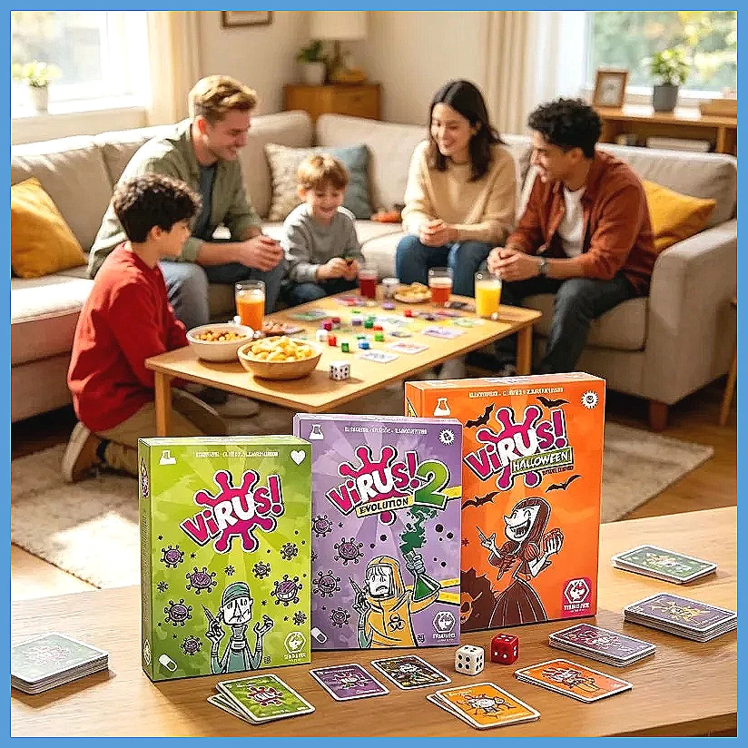 ชุดเกมการ์ดกลยุทธ์ Virus Serie - Board Game Virus บทวิจารณ์และราคา