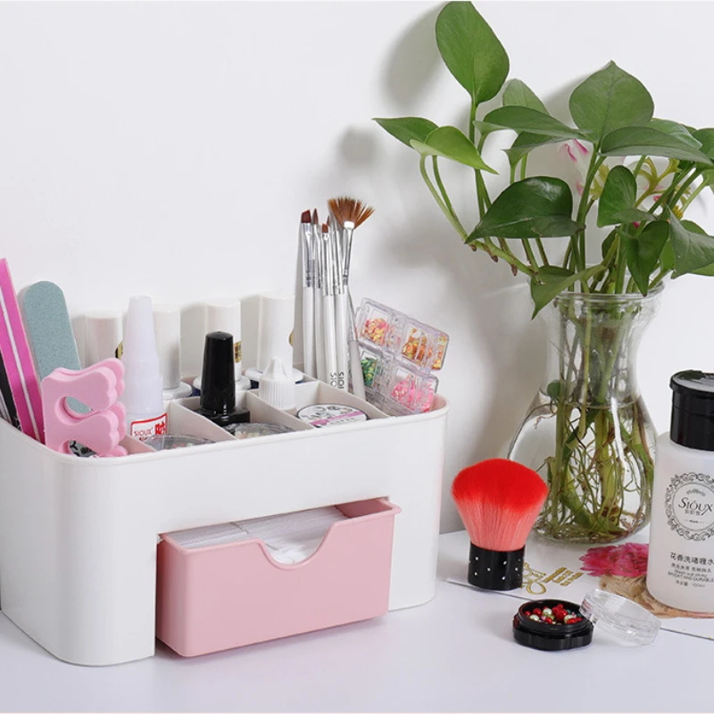 Nail Art Organizer เดสก์ท็อปลิ - Token Tray Organizer บทวิจารณ์และราคา