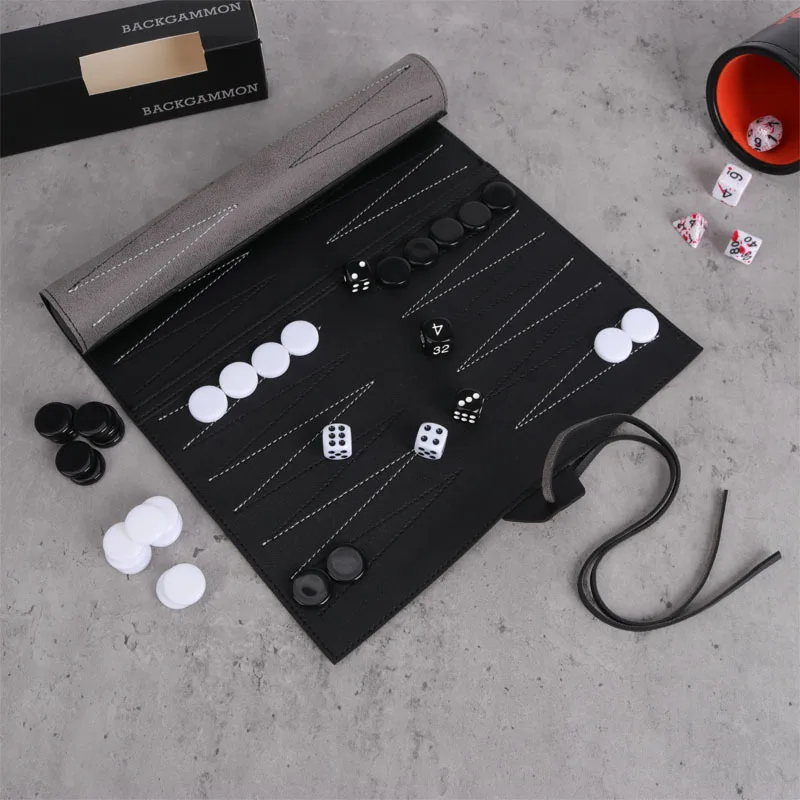 Roll Up ชุดแบ็คแกมมอนแบบพกพาเก - Board Game Vantage บทวิจารณ์และราคา